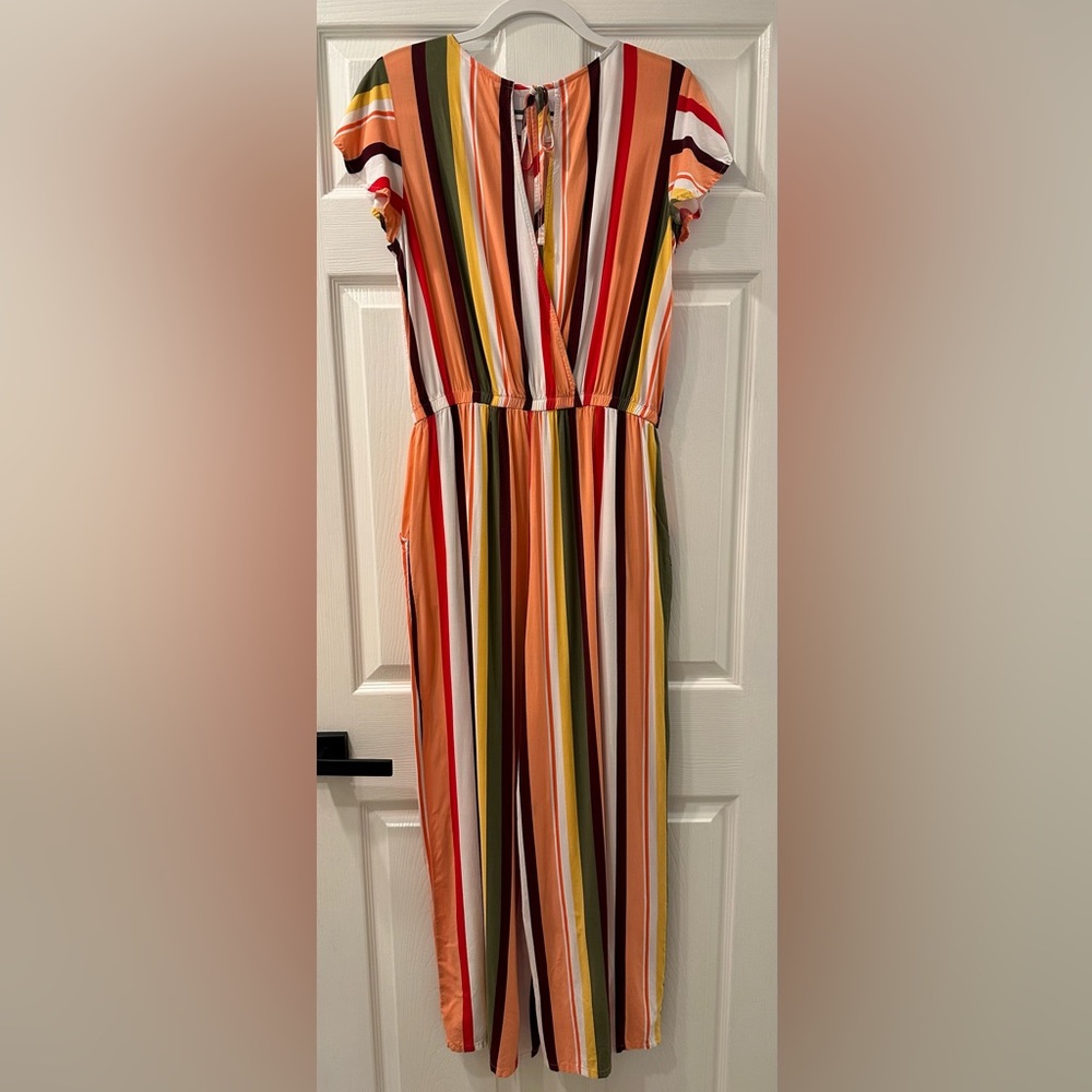 Time and Tru Striped Jumpsuit - Picture 2 of 13